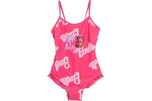Barbie Costume da Bagno Bambina Costume da Bagno Intero Rosa Bambini Costumi da Bagno da Piscina da Spiaggia