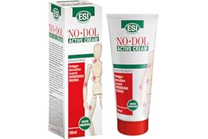 NODOL ESI - No-Dol Active Cream, Crema a Base di Artiglio del Diavolo, Arnica, Aloe Vera e Glucosamina, Allevia Fastidio e Rigidità Articolare, Clinicamente Testato, Senza Parabeni, 100 ml