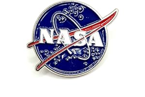 SNS COMPONENTS Pin de metal con logotipo de albóndigas de la NASA, exploración espacial, Apollo, Géminis, Mercurio, Estados Unidos, Metal