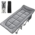 Sumkyle Folding Bed for adults with Integrated Mattress and Pillow, Foldable Single Bed for Sleeping, Portable Travel Camping Cots with Carry Bag