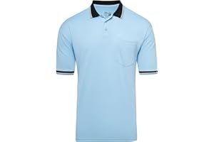 Murray Sporting Goods Short Sleeve Polo Baseball and Softball Umpire Shirt - Sized for Chest Protector