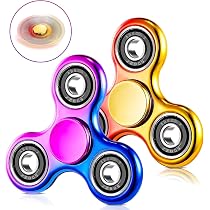 Ainiv 4 Pezzi Fidget Spinner, Giocattolo Deformabile Faidate Spinner Anti- stress Deformabile Faidate, Spinner Bambini per Bambini e Adulti, 3D Rotatorio Fidget Spinner Rarissimi per Bambini