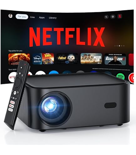 ESMART Spanscherm 221x125 Cm (100 Inch) 16:9 – Projectiescherm Voor Thuisbioscoop – Wit Canvas Met Zwarte Rand – 4K/8K Ready