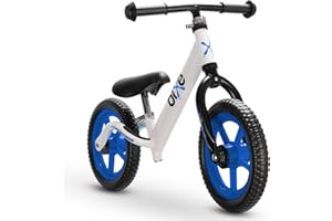 Bixe 12 Zoll Kinder Laufrad - Aluminium Fahrrad ohne Pedale mit Luftreifen - Balance Bike für Kinder und Kleinkinder im Alter von 18 Monaten bis 6 Jahren - Ultraleicht