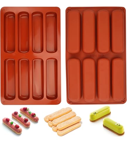 Moule à Muffins En Silicone Antiadhésif - Lot De 2 Plateaux, 12 Cavités Chacun, Diamètre 5,8 Cm, Résiste De -40°C à 230°C