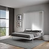 IMAGO FACTORY Kento – Mobile con Letto a Scomparsa Matrimoniale, Letto Richiudibile, Letto Chiudibile a Muro, Materasso non C