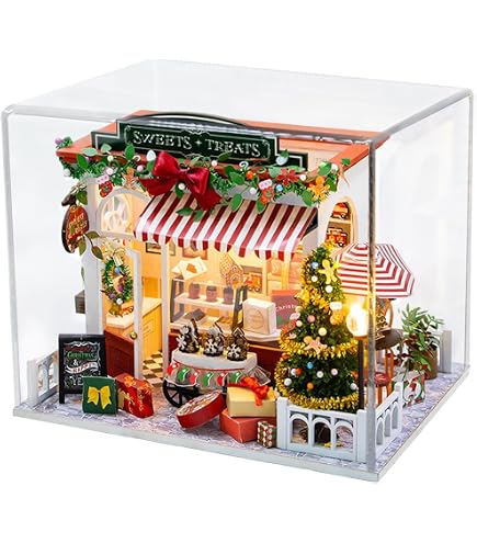 Maison De Poupée Miniature En Bois DIY à Assembler - Kit Créatif Avec Meubles Et Lumières LED, échelle 1:24 - 2