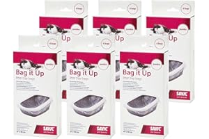 SAVIC Sacchetto XXL per lettiere per gatti grandi, 36 sacchetti con giocattoli gratuiti