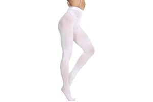 Frola Tights for Women 80 Denier Semi Opaque Solid Color Footed Pantyhose Ladies Tights