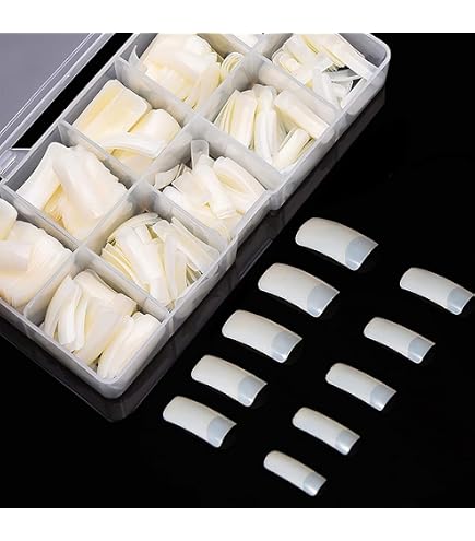 Capsules Ongles Professionnelles PEGGY SAGE - 100 Capsules Carrées Universelles (10 Tailles) - Neuf