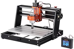 VEVOR Machine Gravure CNC, 120 W, Kit Routeur à Bois 3 Axes GRBL Contrôle Hors Ligne Zone de Travail 300x200x72 mm, Outil de Fraisage Alliage d'Aluminium pour Bois Acrylique MDF PVC Mousse Plastique