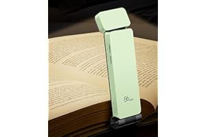 86lux Luce per Lettura Libri a Letto, luce libro lettura notturna Ricaricabile LED Ultra Leggera con, 3 Colori ambra & Luminosità Regolabile, Flessibile per bambini e amanti dei libri, Verde Limone