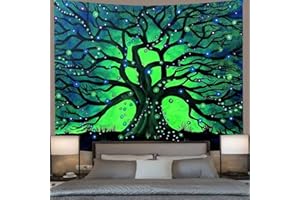 UEJUNBO Tree of Life Tapestry Colorful Psychedelic Tree Tapestry Wall Hanging Tapestries for Bedroom Living Room Apartment Dorm Decorations Wall Art Decor