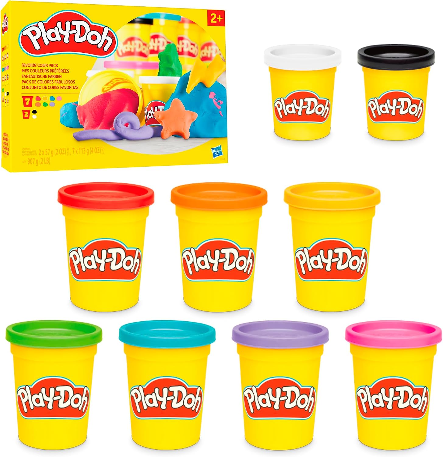 Prise en Main & Utilisation au Quotidien : Play-Doh Favorite Colour Pack of 9 Cans