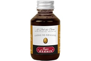 Jacques Herbin 17041T - Tintero 100ml - Plumas estilográficas, rollerball - Ámbar de Birmania