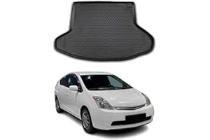 ‎OMAC Kofferraummatte Kofferraumwanne kompatibel mit Toyota Prius 2004-2009 Schrägheck Gummi TPE