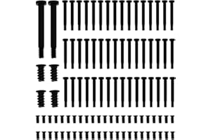 YIMATEECO Chassis Fan Screws Kit, 100Pcs Computer Case Carbon Steel Radiator PC Case Fan Screws, Cooling Cooler Fan Mount for Cases Fan Mounting (Long S-crews x50+Short crews x50)