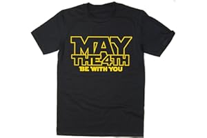Rocket Fuel 'May The 4th Be with You' Mens Funny Printed T-Shirt