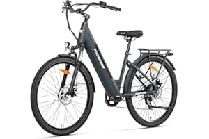 Foride Roamer 1/Roamer 1 St Vélo électrique de Ville, Autonomie 100KM, 27.5" Vélos électriques, Batterie 36V 13Ah, 250W E-Bike Urbain pour Adulte Homme Femme, VTC