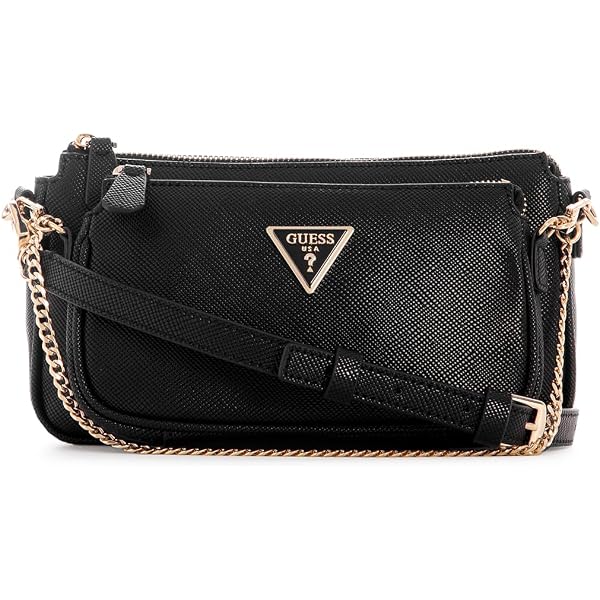 Sac Bandoulière Guess Noelle Convertible - Couleur Abricot, 100% Polyuréthane, Neuf Avec étiquettes