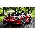 DERAK Officially Licensed M720S Realistic Upgraded Ride On Super Car with Remote Control Painted red