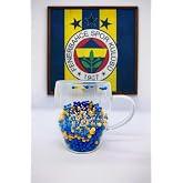 FENERBAH&Ccedil;E TARAFTAR KUPASI- HEDİYELİK TARAFTAR KUPA- &Ccedil;İFT CİDARLI CAM KUPA