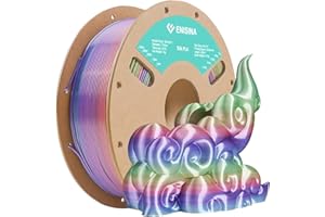 Filament Silk PLA, filament Enisina Silk Rainbow, dokładność wymiarowa +/- 0,03 mm (Candy, 1 kg)