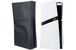 Copertura antipolvere per console PS5 Pro, in tessuto Oxford Cemobile antigraffio, impermeabile, antipolvere, con porta cavo posteriore, per Sony PlayStation 5, versione digitale e disco e versione