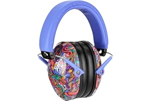 PROHEAR 032 Paraorecchie per bambini, con autismo, protezione dell'udito passiva per la scuola elementare, paraorecchie regolabili per concerto, NRR 25dB, SNR 29dB protezione dell'udito