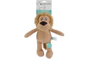 Rosewood Tufflove Lion Medium, Tough Dog Toy, For Medium to Large Dogs, Brown
