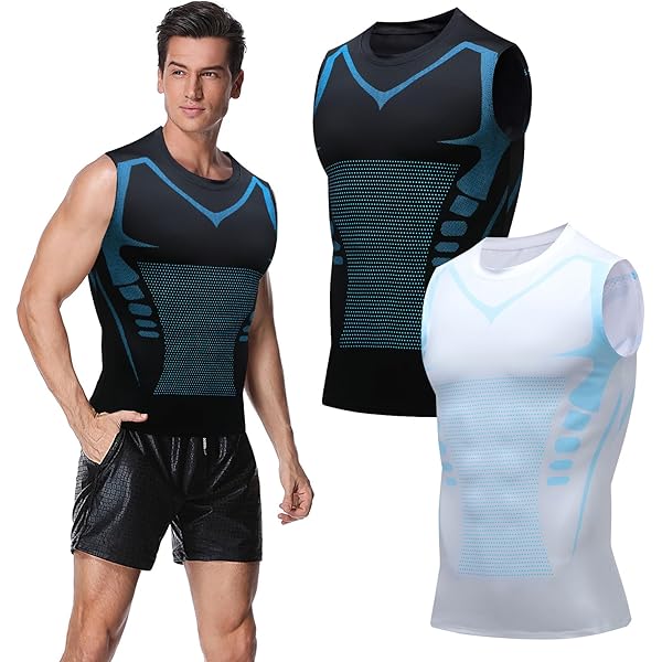 Ionic - Chaleco moldeador, nueva versión 2023, camiseta de compresión para  hombres que adelgazan la barriga, moldeadora elástica sin mangas, blanco,  S: Amazon.es: Moda