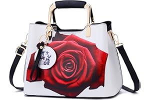 Nevenka Geldbörsen und Handtaschen für Frauen Top Griff Satchel Schultertaschen Damen Leder Tote