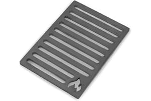 Grillrost.com Das Original Grille de poêle en Acier Massif - Plus Durable Que Les grilles en Fonte - pour poêles et cheminées