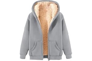 DUHGBNE Piumino Donna Invernale con Cappuccio Cotton Tinta Unita a Maniche Lunghe Corto Calda con Zip e Tasca Cappotti Elegante Outdoor Giacca Casual Cappotto Cappuccio