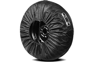 EpheyFIF Car Spare Tire Cover, Dust-proof Spare Tire Storage Bags Wheel Tire Case(13-18 inch)