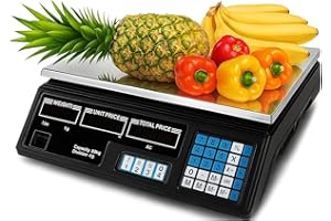 ¡OFERTA ESPECIAL! BÁSCULA DIGITAL COMERCIAL UBOON – Precisión Electrónica de 40 kg, Múltiples Modos de Pesaje, Cálculo Automático de Precio, Pantalla Doble y Diseño Profesional para Tu Negocio.