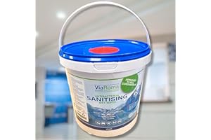 QIK BUY Antibacterial & Antiviral Wipes 99.99% Effective & Dermatologically Tested Safe 500 Large Wipes Tub