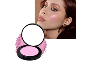 HOAAIGO Blush Puder Matt, Pearlescent Blush Palette, Puder Rouge Rosé Orange, Cheek Blusher Bright Shimmer Face Blush, Superfeines Pulver, Natürliche Make-up für Jeden Hautton, 3.5g (B01 desire)