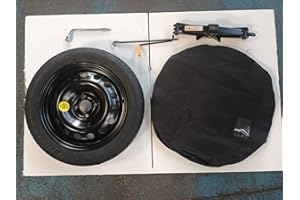 D'ANGELO 1988 Roue de secours - biscuit de 16" compatible avec Suzuki Ignis Baleno Swift (NO SPORT) avec cric, clé et housse