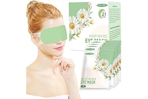 MUYUNBOS 21 PACKS Self Heated Eye Mask Disposable Soothing Steam Eyes Moisturizing Heat Eye Mask Warm And Comfy For Migraines Tired Eyes Dry Eyes