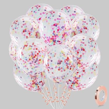 DIWULI Retro Ballon-Set – 4 Folien-Ballons Mit 80er/90er/2000er Motiven, Für Luft & Helium, Inkl. Aufblashalm