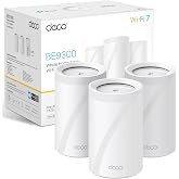 TP-Link Deco BE65 (3-Pack) &ndash; WiFi 7 Mesh System, BE9300 Triband, MLO | Whole House Coverage. Unified Network. Connect 200 dev