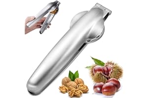 DONGSZQ Ouvre Chataigne, Inoxydable Pince à Châtaignes,Châtaigne Clip, Multifonctionnels Clip Châtaigne,Outil de Cuisine pour Châtaignes pour Châtaignes, Noisettes et d'autres