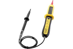 STANLEY FATMAX Stanley Fmht82566-0 Testeur Et Évaluation De Tension Gamme FatMax - Affichage Direct Du Voltage Avec Les LEDs - Étanche À L'Eau Et La Poussière Multicolore
