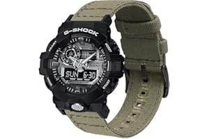 Shieranlee Correa de Reloj de Lona de Repuesto para Casio Men Women G-Shock GA-110/100/120/150/200/300/400 GD-100/110/120 G-8900 DW-5600 GW-M5610 DW-6900 G-5600 GW-6900 DW-9052 GLS-8900