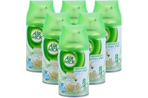 AIR WICK Airwick wkład uzupełniający białe kwiaty do Freshmatic Max – 6 sztuk (6 x 250 ml)