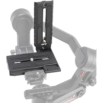 FOTGA Piastra a sgancio rapido verticale per fotocamera con attacco L per ZHIYUN Crane 2/3 LAB, Weebill-S/3/2 e per DJI Ronin RSC2 RS2 Stabilizzatore cardanico, per treppiede Manfrotto 501PL Arca-Swis