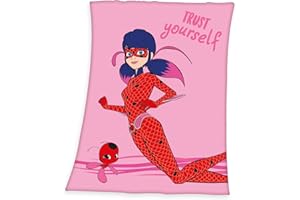 Herding Couverture Polaire Miraculous, 130 x 170 cm, 100% Polyester, Polaire