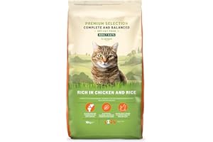 by Amazon Complete Dry Cat Food Rich in Chicken & Rice for Adult Cats, 1 Pack of 10 kg (Previously a Lifelong brand, same product)