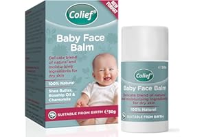 Colief Baby Face Balm Stick | 100% Natural Shea Butter, Rosehip Oil, and Chamomile Coconut Oil | Gently Moisturise Baby's Dry & Sensitive Skin | for Babies from Birth